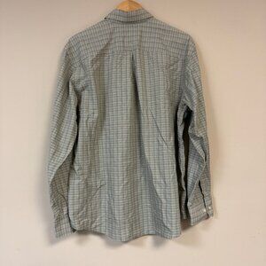 Dockers Mens XL Long Sleeve Button-Up Plaid Shirt 60% Cotton 40% Polyester